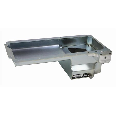 Moroso Early Drag-Road Race Oil Pans, Clear zinc M28-20142